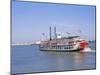 Paddle Steamer 'Natchez' on the Mississippi River, New Orleans, Louisiana, USA-Bruno Barbier-Mounted Photographic Print
