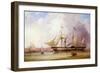 Paddle Steamer 'President' in the Mersey off Liverpool, mid 19Th Century (Oil on Canvas)-Samuel Walters-Framed Giclee Print