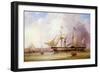 Paddle Steamer 'President' in the Mersey off Liverpool, mid 19Th Century (Oil on Canvas)-Samuel Walters-Framed Giclee Print