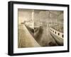 Paddle Steamers at Night-Eric Ravilious-Framed Giclee Print