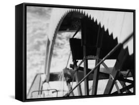 Paddle Wheel of S.S. Athabasca River-Margaret Bourke-White-Framed Stretched Canvas