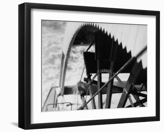 Paddle Wheel of S.S. Athabasca River-Margaret Bourke-White-Framed Photographic Print