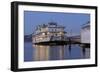 Paddle Wheeler, Bay Bridge at Pier 7 , Embarcadero, San Francisco, Usa-Christian Heeb-Framed Photographic Print