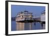 Paddle Wheeler, Bay Bridge at Pier 7 , Embarcadero, San Francisco, Usa-Christian Heeb-Framed Photographic Print