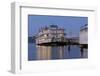 Paddle Wheeler, Bay Bridge at Pier 7 , Embarcadero, San Francisco, Usa-Christian Heeb-Framed Photographic Print