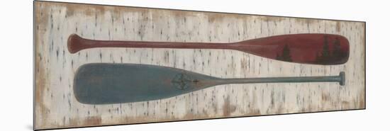 Paddles on Birchbark-Arnie Fisk-Mounted Premium Giclee Print