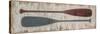 Paddles on Birchbark-Arnie Fisk-Stretched Canvas