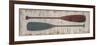 Paddles on Birchbark-Arnie Fisk-Framed Art Print