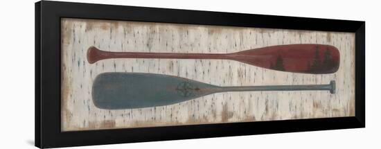 Paddles on Birchbark-Arnie Fisk-Framed Art Print