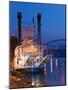 Paddlewheel Riverboat Julia Belle Swain on the Mississippi River, La Crosse, Wisconsin-Walter Bibikow-Mounted Photographic Print