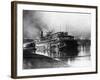 Paddlewheeler on the Mississippi-null-Framed Photographic Print