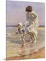 Paddling, 1915-William Kay Blacklock-Mounted Giclee Print