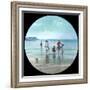 Paddling at Weymouth-null-Framed Photographic Print