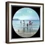 Paddling at Weymouth-null-Framed Photographic Print