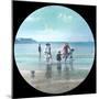 Paddling at Weymouth-null-Mounted Photographic Print