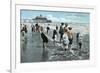 Paddling Eastbourne-null-Framed Premium Giclee Print