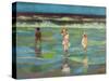 Paddling-Robert Tyndall-Stretched Canvas