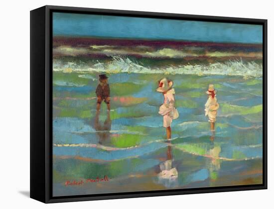 Paddling-Robert Tyndall-Framed Stretched Canvas