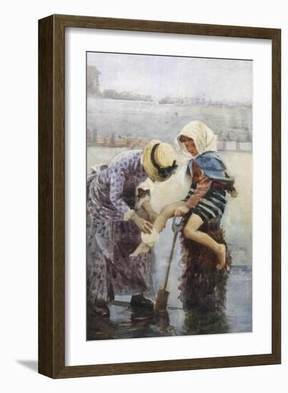 Paddling-Alexander Rossi-Framed Giclee Print