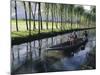 Paddy Fields and Waterway with Local Boat, Kashmir, India-John Henry Claude Wilson-Mounted Photographic Print