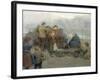 Paddy's Clothes Market, Sandgate, 1898-Ralph Hedley-Framed Giclee Print