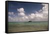 Paddy's Island from Devil's Beach, Turtle Island, Fiji-Roddy Scheer-Framed Stretched Canvas