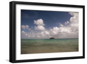 Paddy's Island from Devil's Beach, Turtle Island, Fiji-Roddy Scheer-Framed Photographic Print