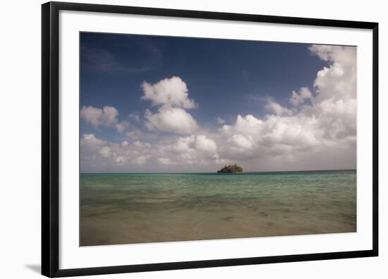 Paddy's Island from Devil's Beach, Turtle Island, Fiji-Roddy Scheer-Framed Photographic Print