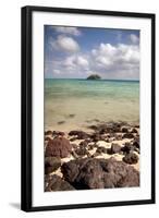 Paddy's Island from Devil's Beach, Turtle Island, Fiji-Roddy Scheer-Framed Photographic Print