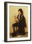 Paddy's Valentine, 1885-John George Brown-Framed Giclee Print