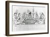 Padean Minstrels in Performance at Vauxhall Gardens, London-null-Framed Premium Giclee Print