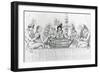 Padean Minstrels in Performance at Vauxhall Gardens, London-null-Framed Premium Giclee Print