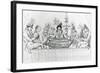 Padean Minstrels in Performance at Vauxhall Gardens, London-null-Framed Giclee Print