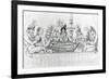 Padean Minstrels in Performance at Vauxhall Gardens, London-null-Framed Giclee Print