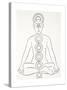 Padmasana or Lotus Position-null-Stretched Canvas