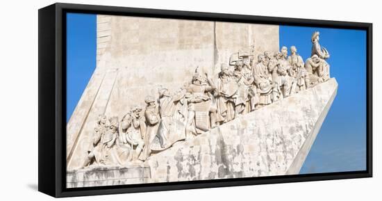 Padrao Dos Descobrimentos (Monument to the Discoveries), Belem, Lisbon, Portugal, Europe-G&M Therin-Weise-Framed Stretched Canvas