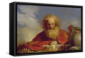 Padre Eterno-Guercino (Giovanni Francesco Barbieri)-Framed Stretched Canvas