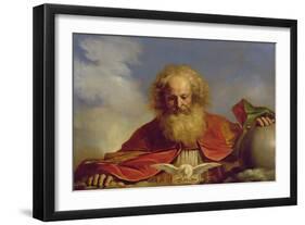 Padre Eterno-Guercino (Giovanni Francesco Barbieri)-Framed Premium Giclee Print