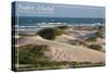 Padre Island National Seashore - Beach-Lantern Press-Stretched Canvas