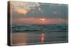 Padre Island National Seashore - Dawn-Lantern Press-Stretched Canvas