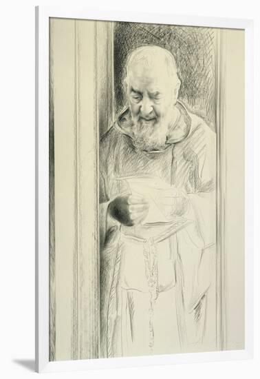 Padre Pio, 1988-89-Antonio Ciccone-Framed Giclee Print