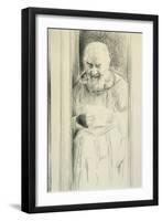 Padre Pio, 1988-89-Antonio Ciccone-Framed Giclee Print