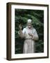 Padre Pio Sculpture in a Roman Park, Rome, Lazio, Italy, Europe-Godong-Framed Photographic Print