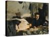 Padre Sebastiano, c.1904-6-John Singer Sargent-Stretched Canvas