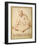 Padre Sebastiano Resta Examining a Folio of Drawings-Carlo Maratti-Framed Giclee Print