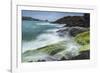 Padstow Lifeboat station from the shore of Mother Iveys Bay, Cornwall, England-Adam Burton-Framed Photographic Print