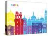 Padua Skyline Pop-paulrommer-Stretched Canvas