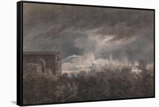 Padua-John Robert Cozens-Framed Stretched Canvas