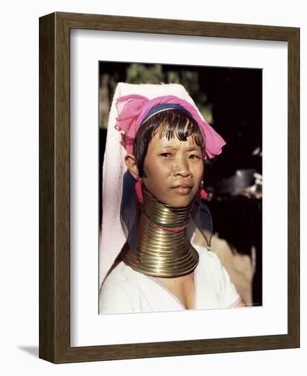 Paduang Woman (Long-Necked People) (Long-Necked Karen), Thai/Burma Border Thailand-Occidor Ltd-Framed Photographic Print