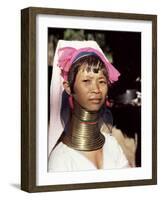 Paduang Woman (Long-Necked People) (Long-Necked Karen), Thai/Burma Border Thailand-Occidor Ltd-Framed Photographic Print